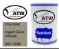 Preview: Chevrolet, Argent Silver (Wheel), DBC 8568: 500ml Lackdose, von ATW Autoteile West.